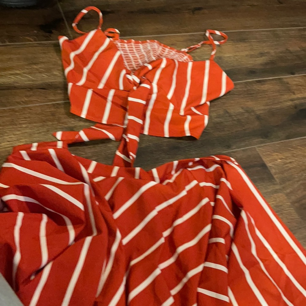 Top and skirt set